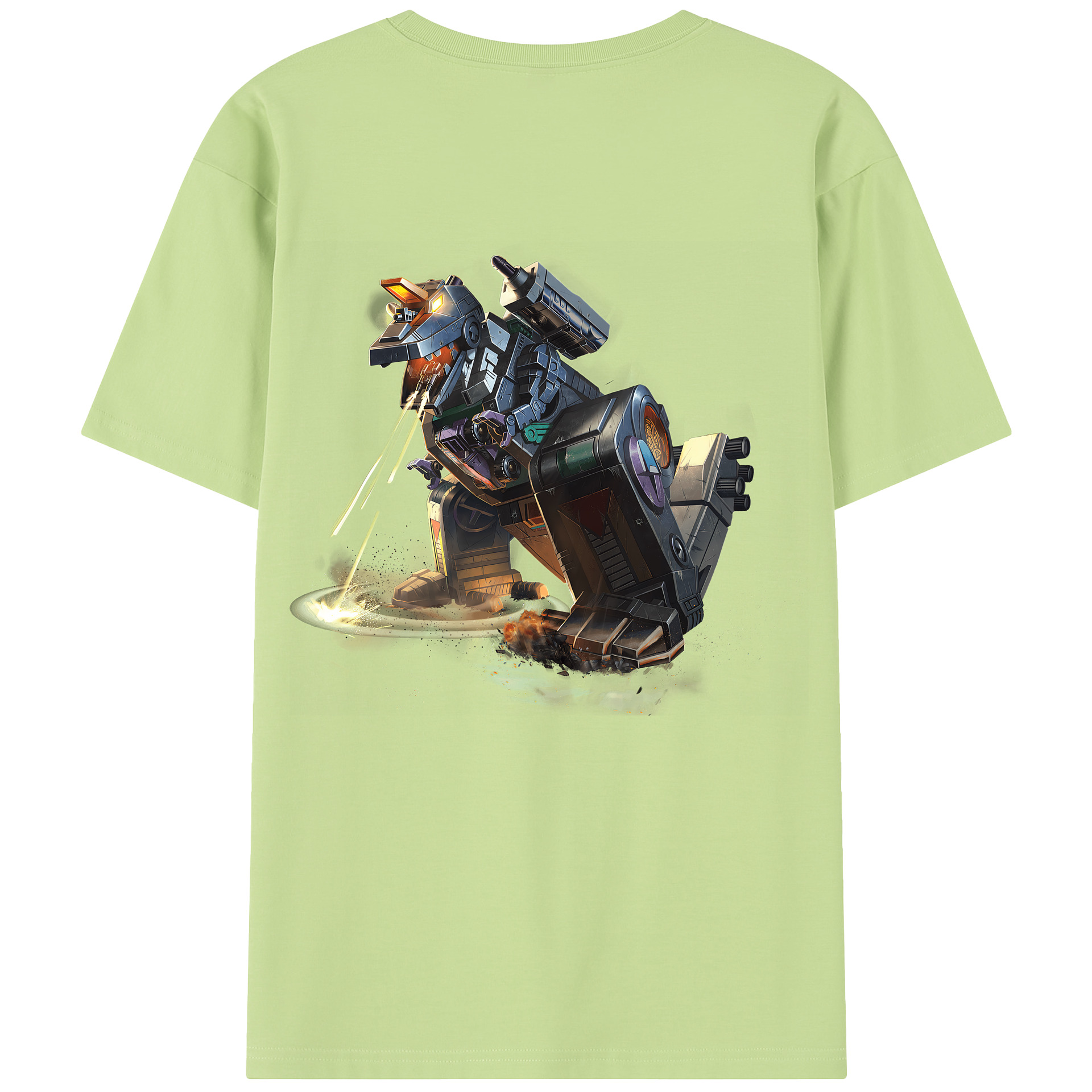 （画像用） Transformers トランスフォーマー 綿100％半袖Tシャツ（背面プリント）